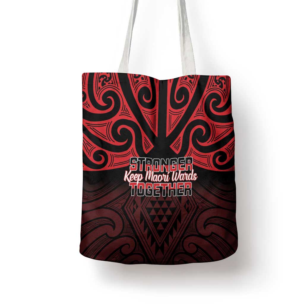 Keep Maori Wards New Zealand Tote Bag Stronger Together Aotearoa Taniko - Vibe Hoodie