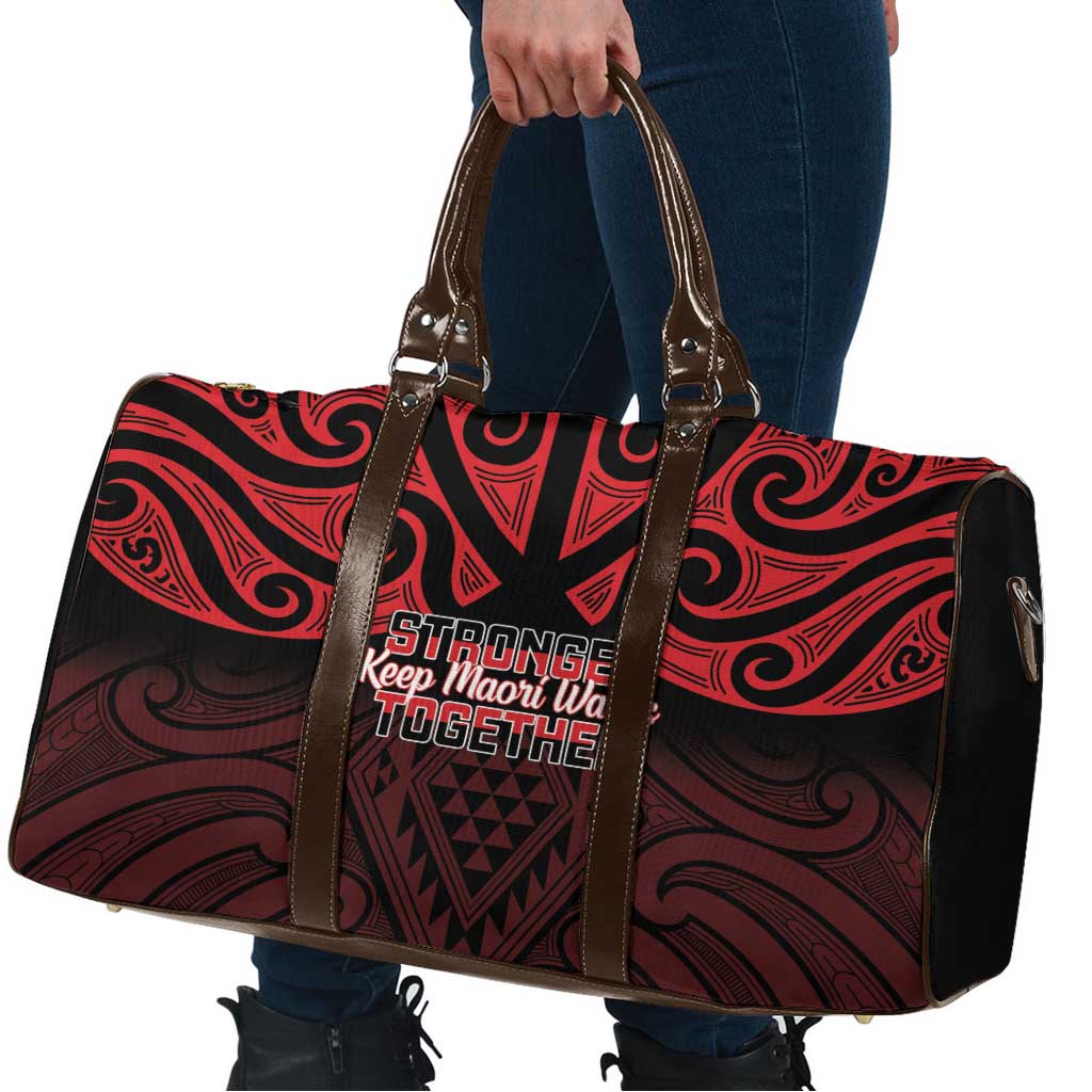 Keep Maori Wards New Zealand Travel Bag Stronger Together Aotearoa Taniko - Vibe Hoodie