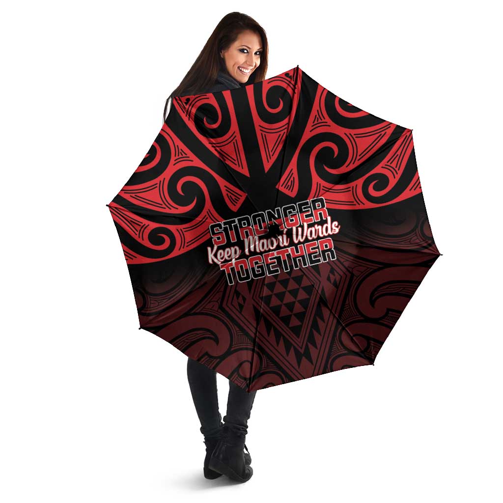 Keep Maori Wards New Zealand Umbrella Stronger Together Aotearoa Taniko - Vibe Hoodie