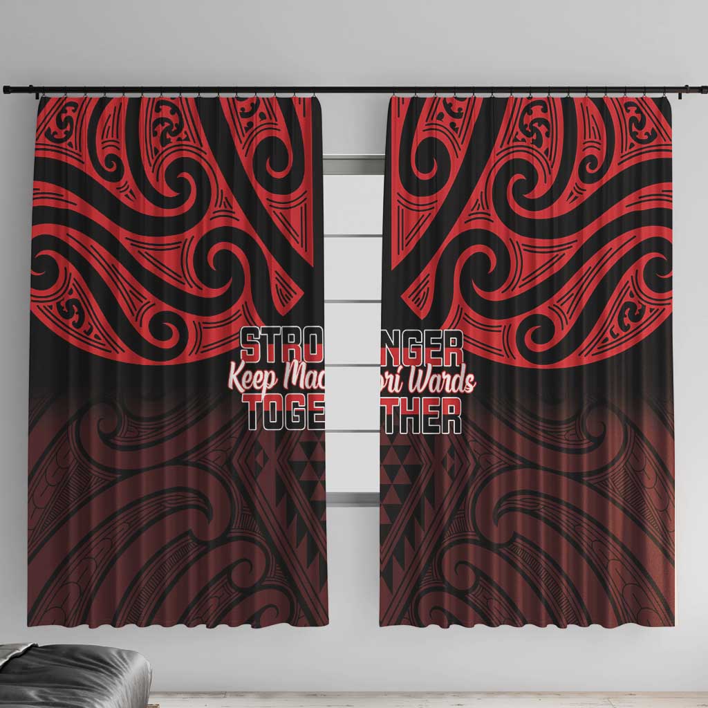 Keep Maori Wards New Zealand Window Curtain Stronger Together Aotearoa Taniko - Vibe Hoodie