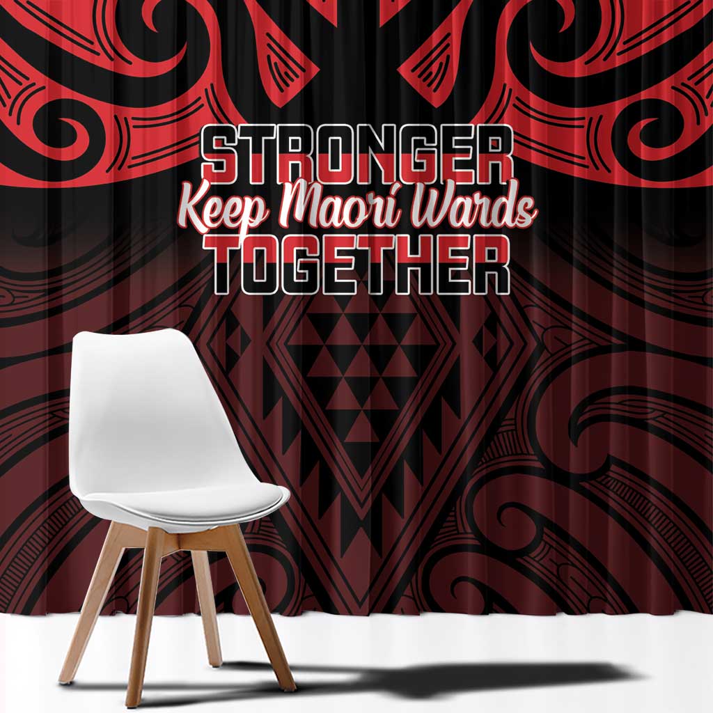 Keep Maori Wards New Zealand Window Curtain Stronger Together Aotearoa Taniko - Vibe Hoodie