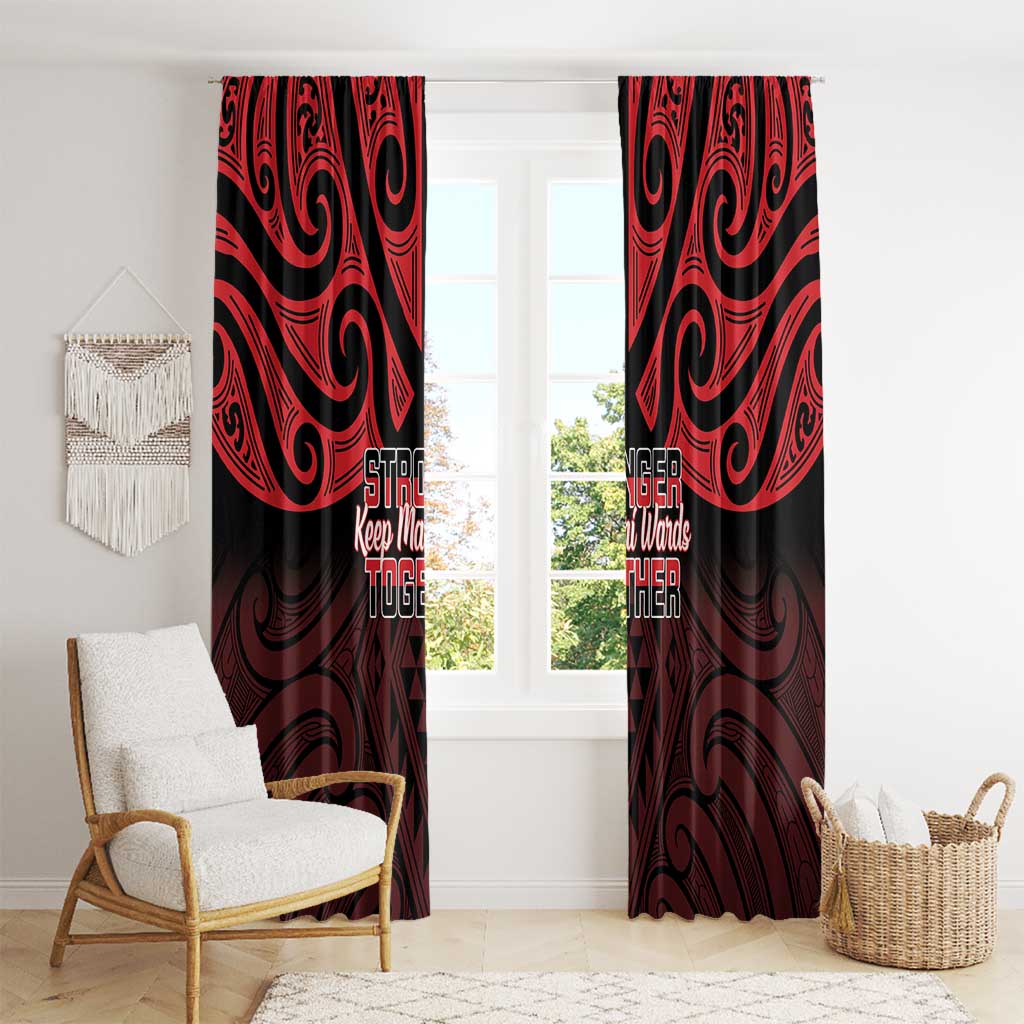 Keep Maori Wards New Zealand Window Curtain Stronger Together Aotearoa Taniko - Vibe Hoodie