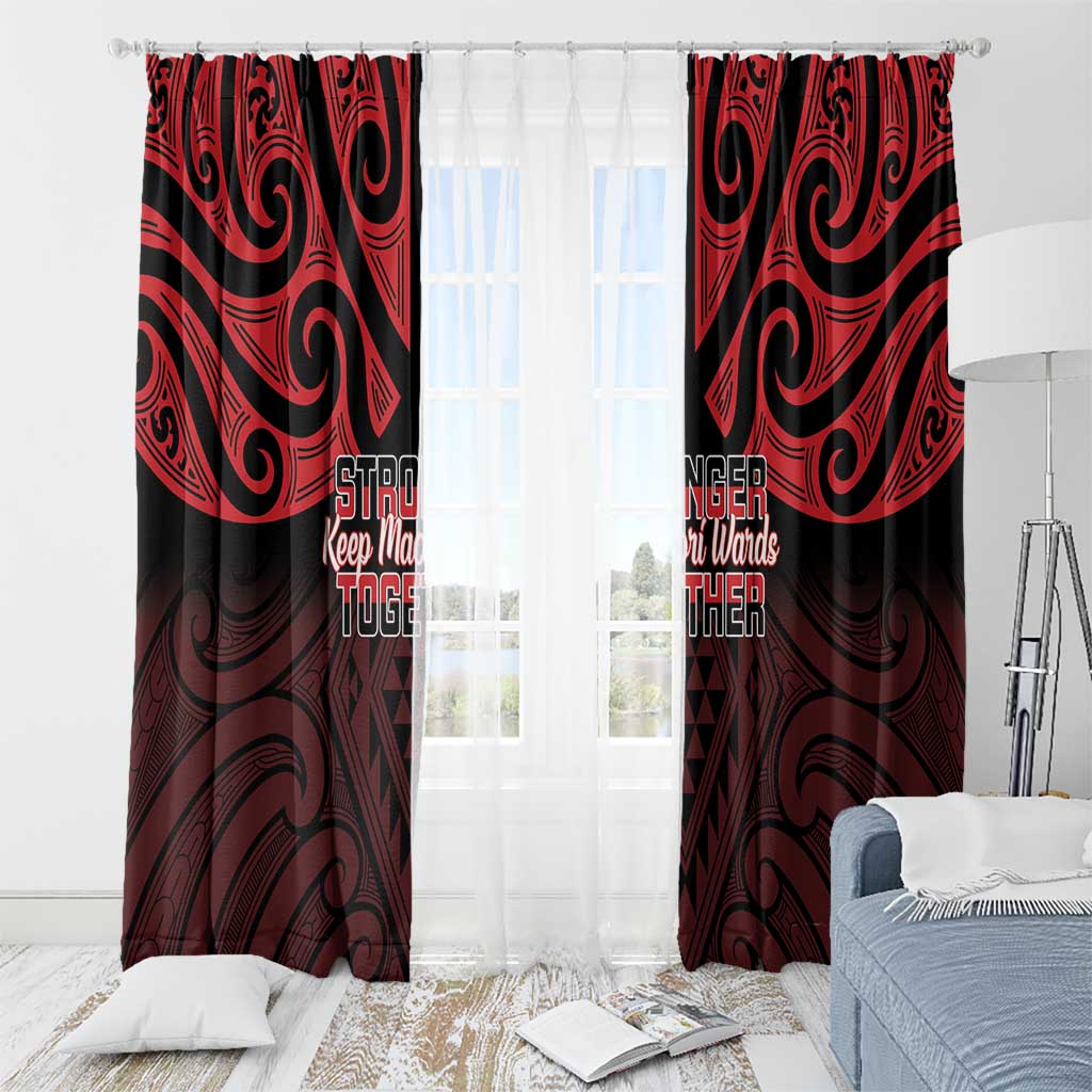 Keep Maori Wards New Zealand Window Curtain Stronger Together Aotearoa Taniko - Vibe Hoodie