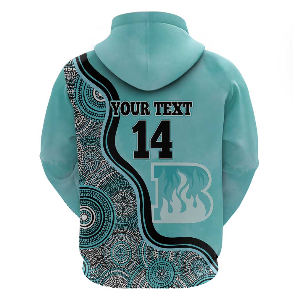 Custom Brisbane Heat Hoodie Indigenous Art - Grunge Style - Vibe Hoodie Shop
