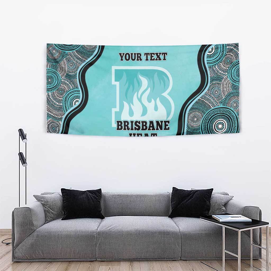 Custom Brisbane Heat Tapestry Indigenous Art - Grunge Style - Vibe Hoodie Shop