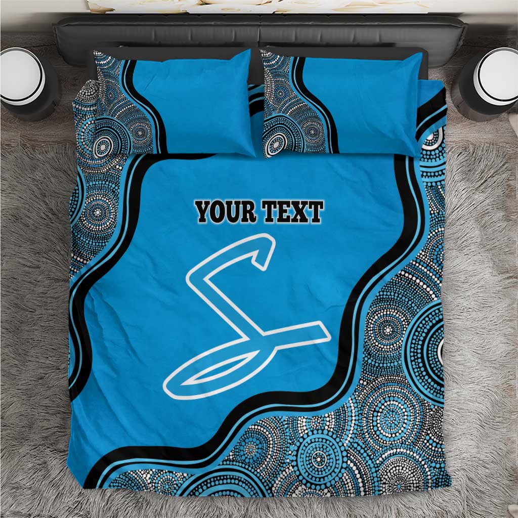 Custom Adelaide Strikers Bedding Set Indigenous Art - Grunge Style - Vibe Hoodie Shop
