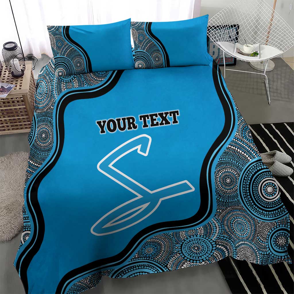 Custom Adelaide Strikers Bedding Set Indigenous Art - Grunge Style - Vibe Hoodie Shop