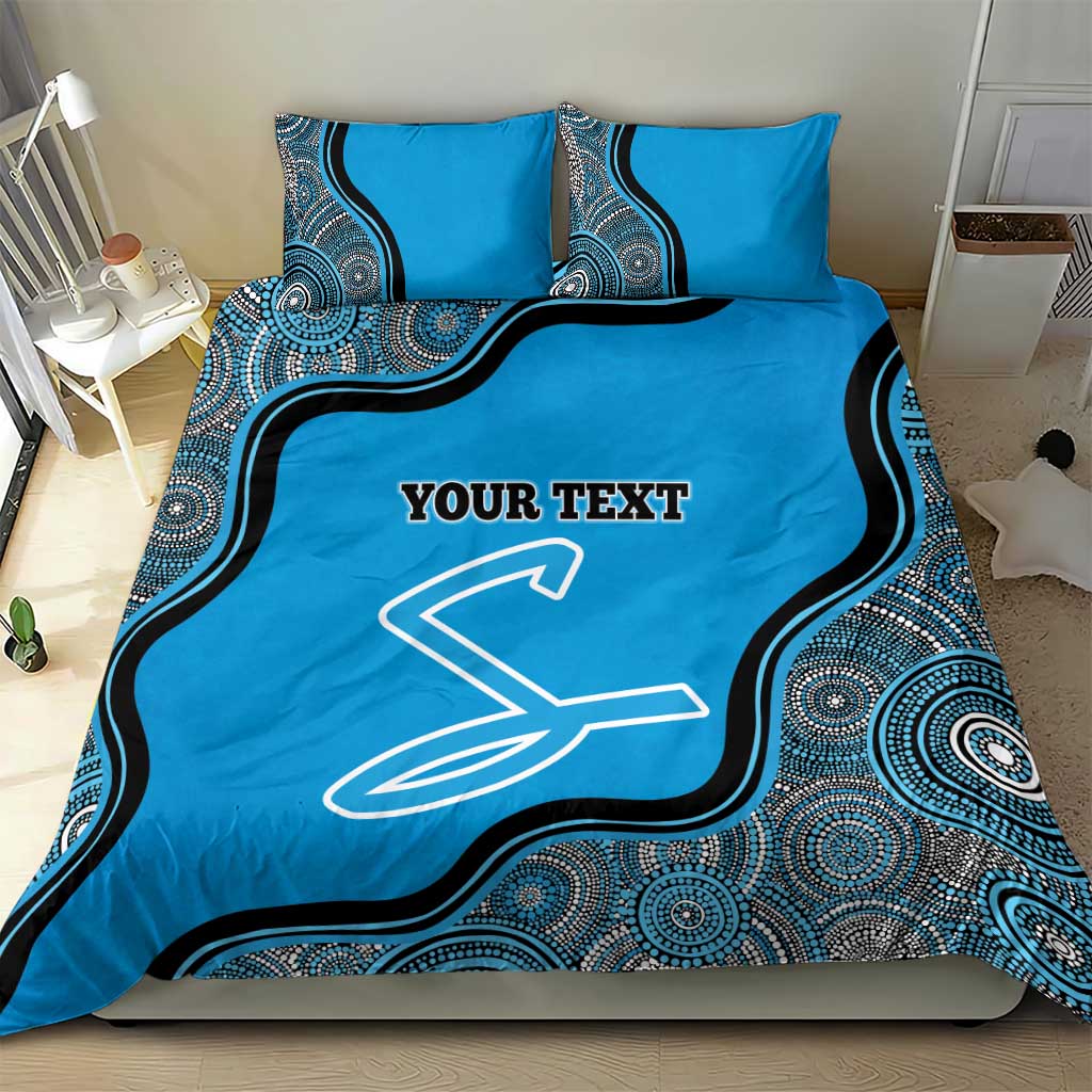 Custom Adelaide Strikers Bedding Set Indigenous Art - Grunge Style - Vibe Hoodie Shop