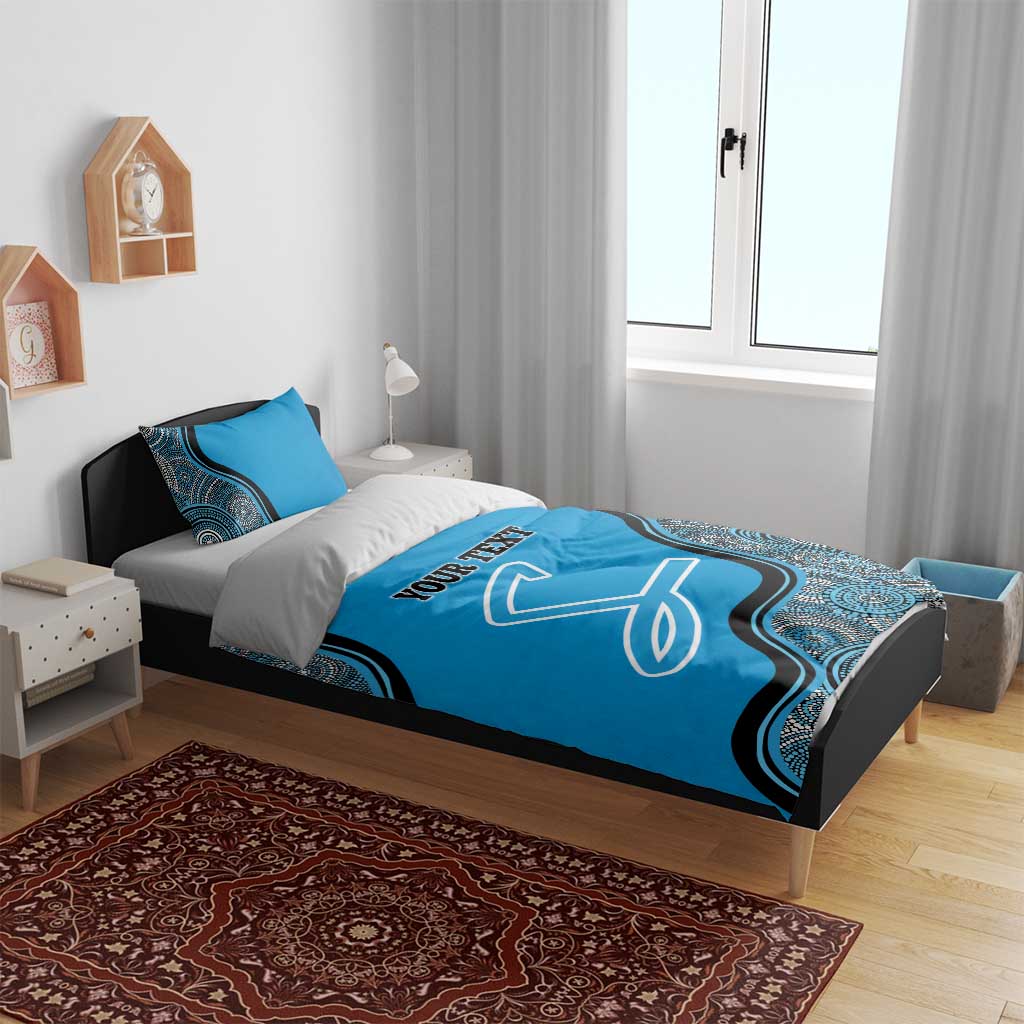 Custom Adelaide Strikers Bedding Set Indigenous Art - Grunge Style - Vibe Hoodie Shop