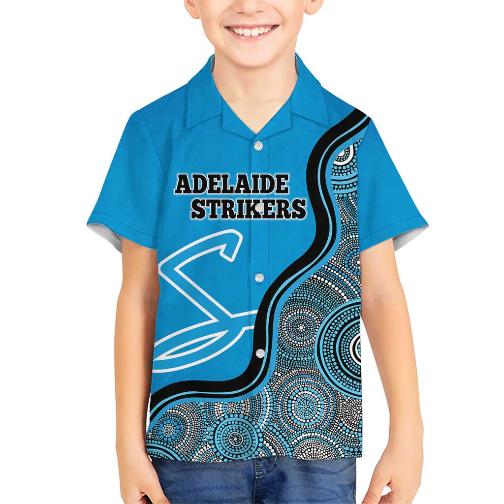 Custom Adelaide Strikers Hawaiian Shirt Indigenous Art - Grunge Style - Vibe Hoodie Shop