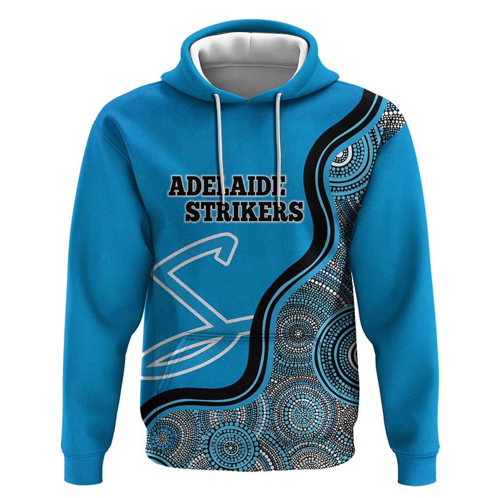 Custom Adelaide Strikers Hoodie Indigenous Art - Grunge Style - Vibe Hoodie Shop