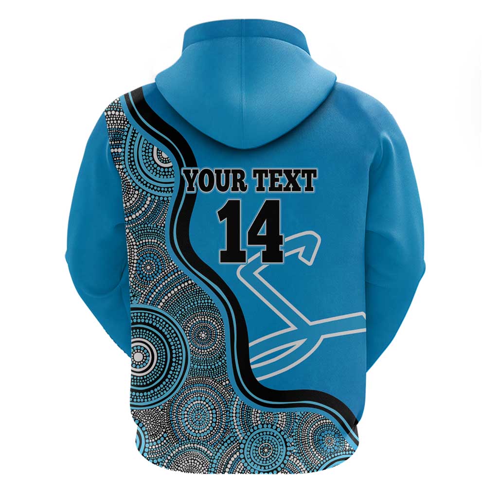 Custom Adelaide Strikers Hoodie Indigenous Art - Grunge Style - Vibe Hoodie Shop