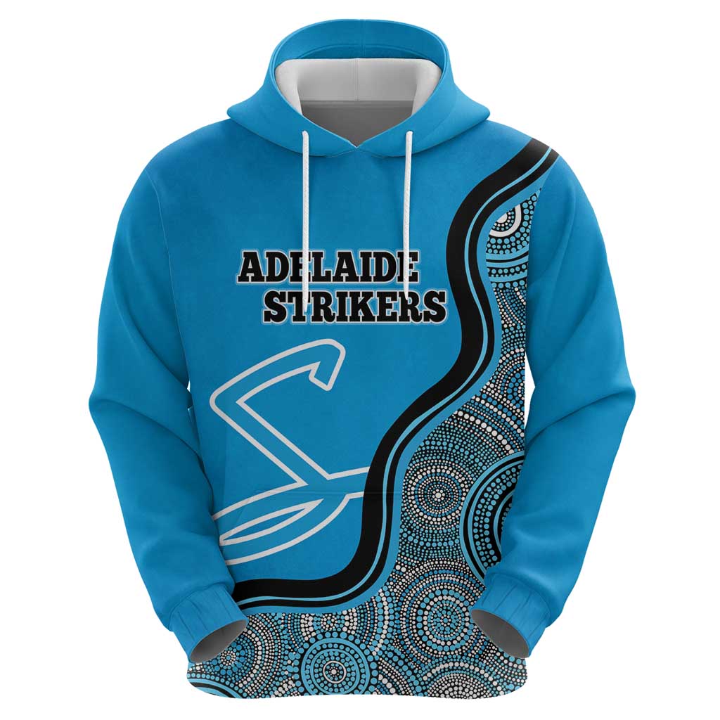 Custom Adelaide Strikers Hoodie Indigenous Art - Grunge Style - Vibe Hoodie Shop