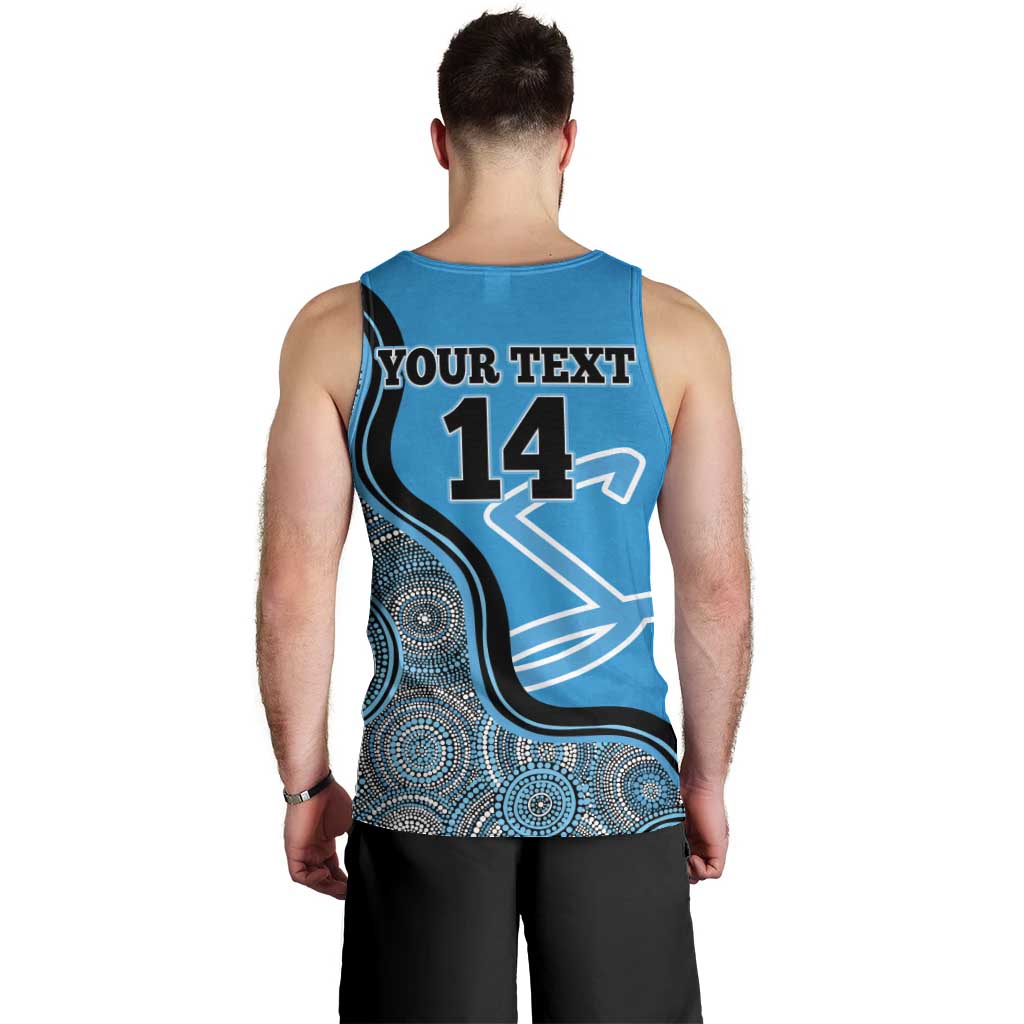 Custom Adelaide Strikers Men Tank Top Indigenous Art - Grunge Style - Vibe Hoodie Shop
