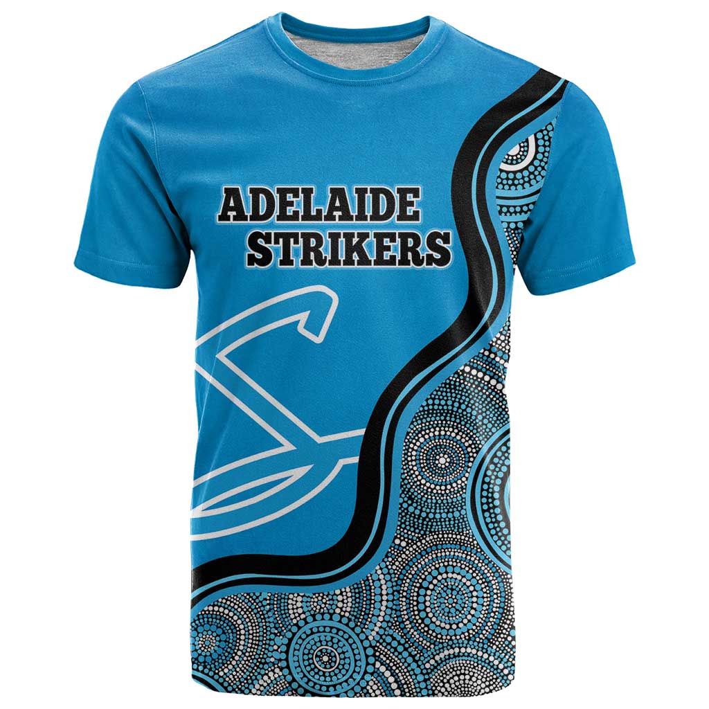 Custom Adelaide Strikers T Shirt Indigenous Art - Grunge Style - Vibe Hoodie Shop