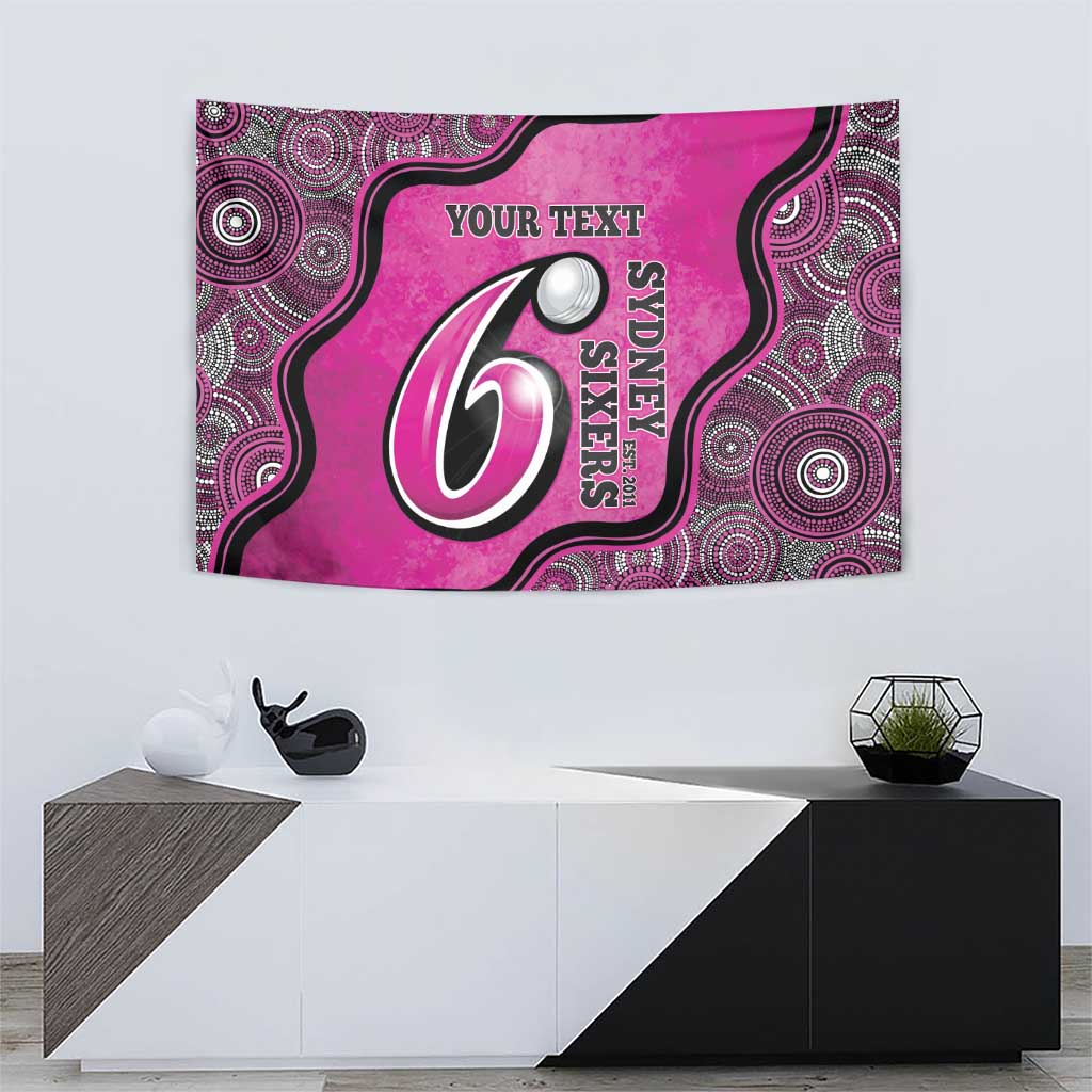 Custom Sydney Sixers Tapestry Indigenous Art - Grunge Style - Vibe Hoodie Shop