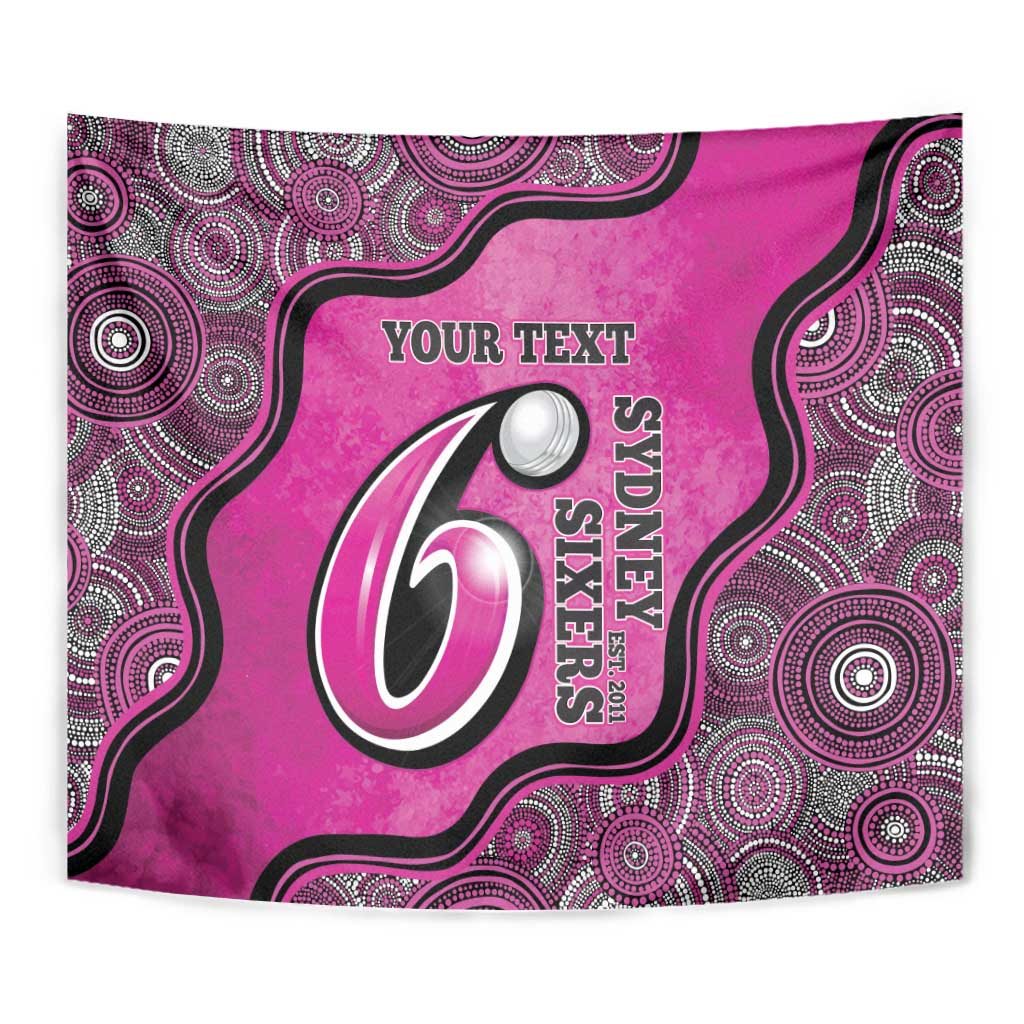 Custom Sydney Sixers Tapestry Indigenous Art - Grunge Style - Vibe Hoodie Shop