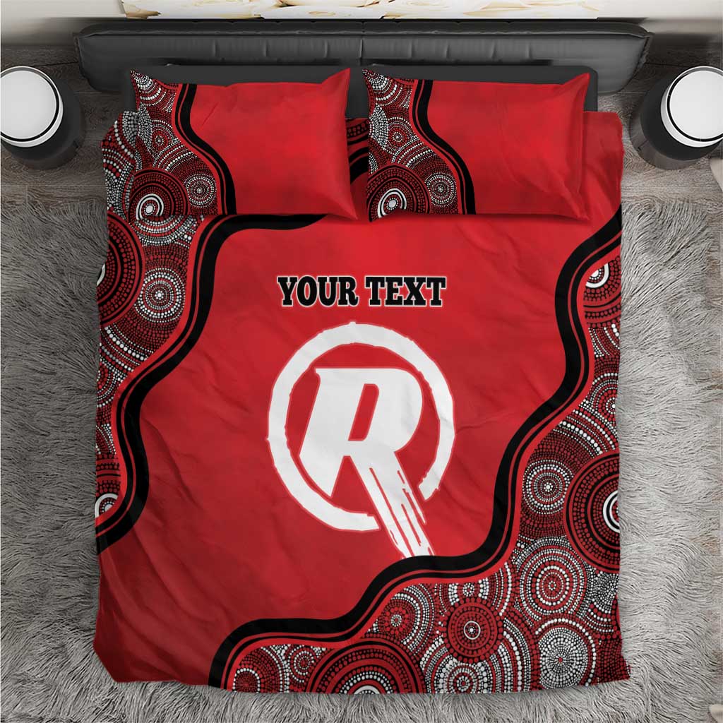 Custom Melbourne Renegades Bedding Set Indigenous Art - Grunge Style - Vibe Hoodie Shop