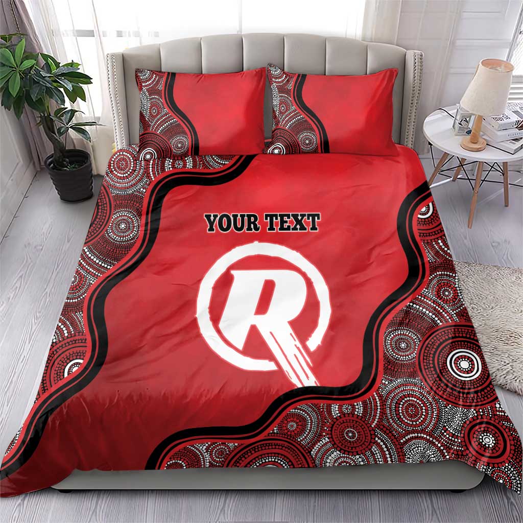 Custom Melbourne Renegades Bedding Set Indigenous Art - Grunge Style - Vibe Hoodie Shop