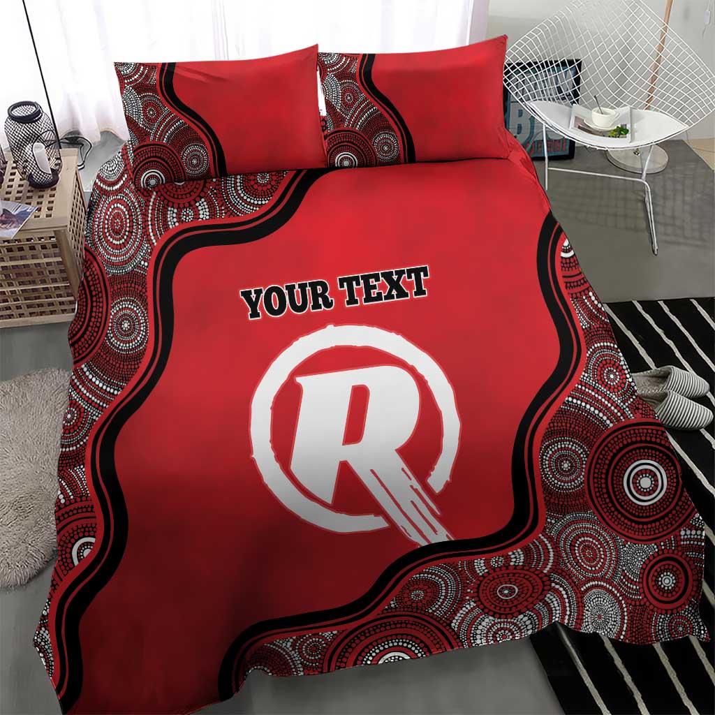Custom Melbourne Renegades Bedding Set Indigenous Art - Grunge Style - Vibe Hoodie Shop