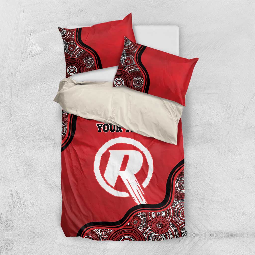 Custom Melbourne Renegades Bedding Set Indigenous Art - Grunge Style - Vibe Hoodie Shop
