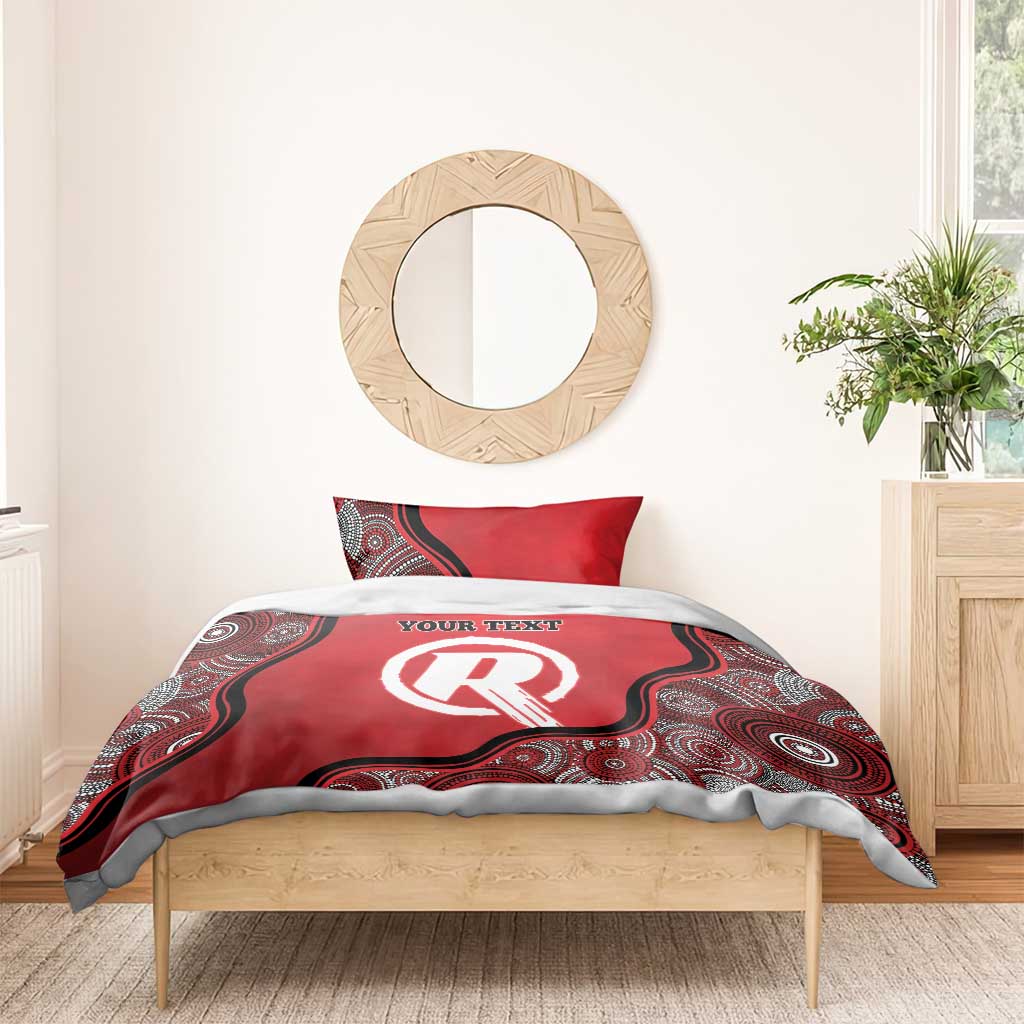 Custom Melbourne Renegades Bedding Set Indigenous Art - Grunge Style - Vibe Hoodie Shop