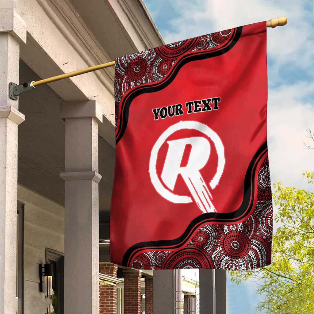 Custom Melbourne Renegades Garden Flag Indigenous Art - Grunge Style - Vibe Hoodie Shop