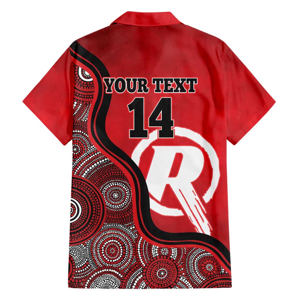 Custom Melbourne Renegades Hawaiian Shirt Indigenous Art - Grunge Style - Vibe Hoodie Shop