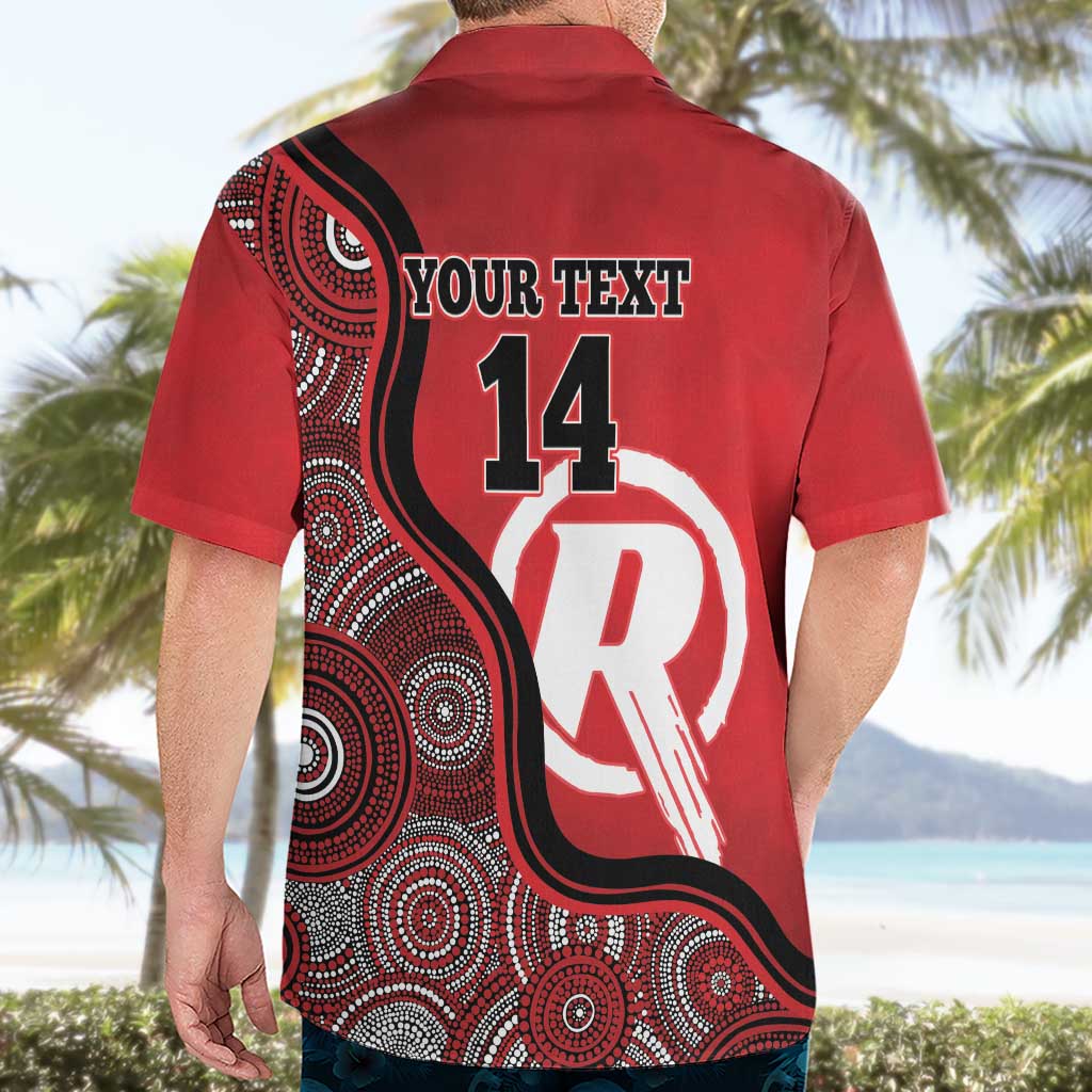 Custom Melbourne Renegades Hawaiian Shirt Indigenous Art - Grunge Style - Vibe Hoodie Shop