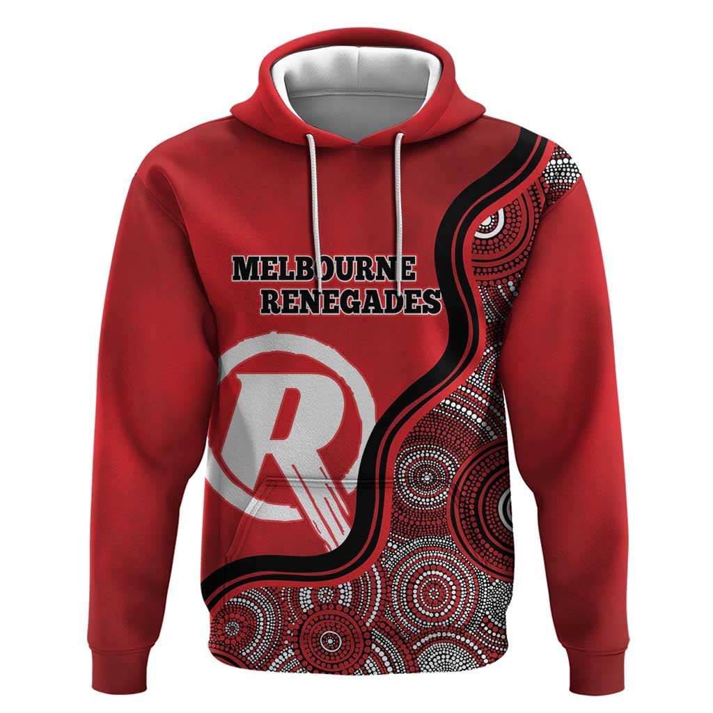 Custom Melbourne Renegades Hoodie Indigenous Art - Grunge Style - Vibe Hoodie Shop