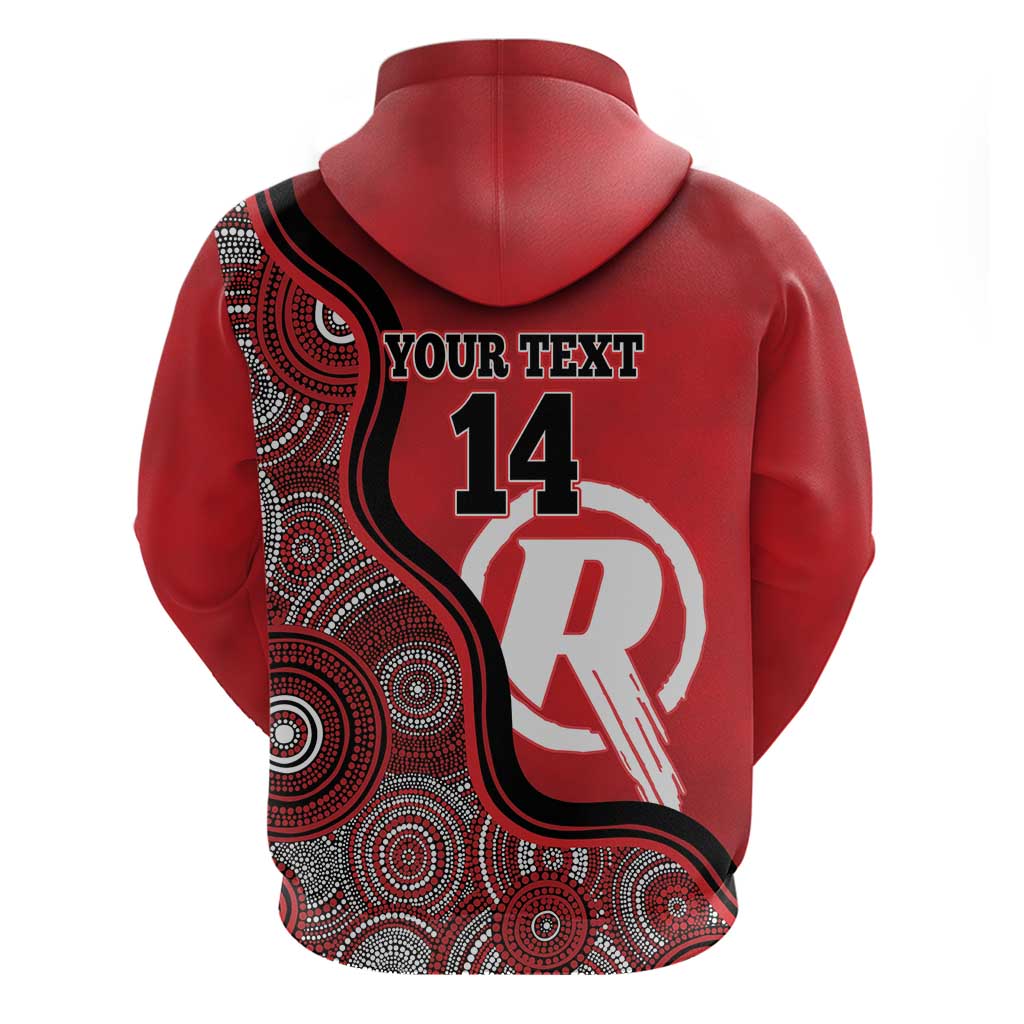 Custom Melbourne Renegades Hoodie Indigenous Art - Grunge Style - Vibe Hoodie Shop