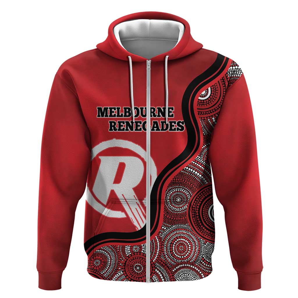 Custom Melbourne Renegades Hoodie Indigenous Art - Grunge Style - Vibe Hoodie Shop