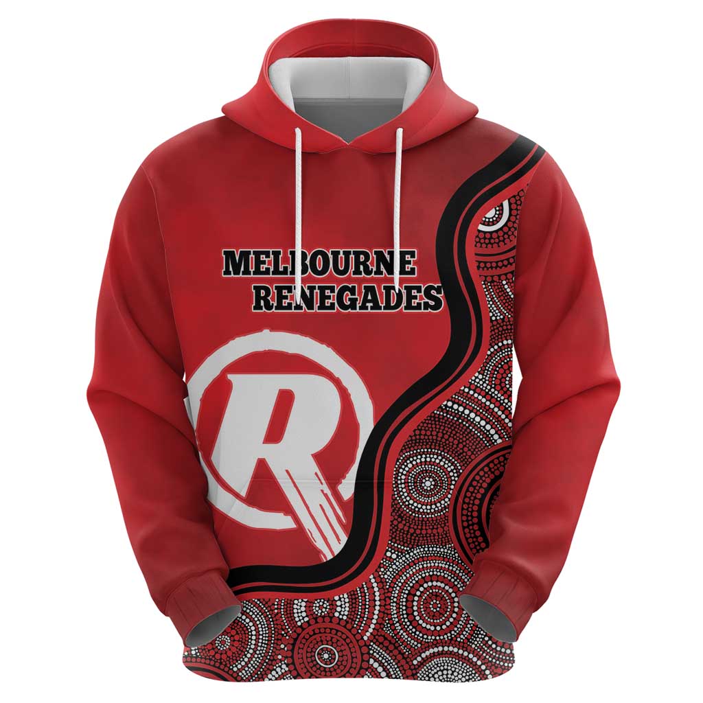 Custom Melbourne Renegades Hoodie Indigenous Art - Grunge Style - Vibe Hoodie Shop
