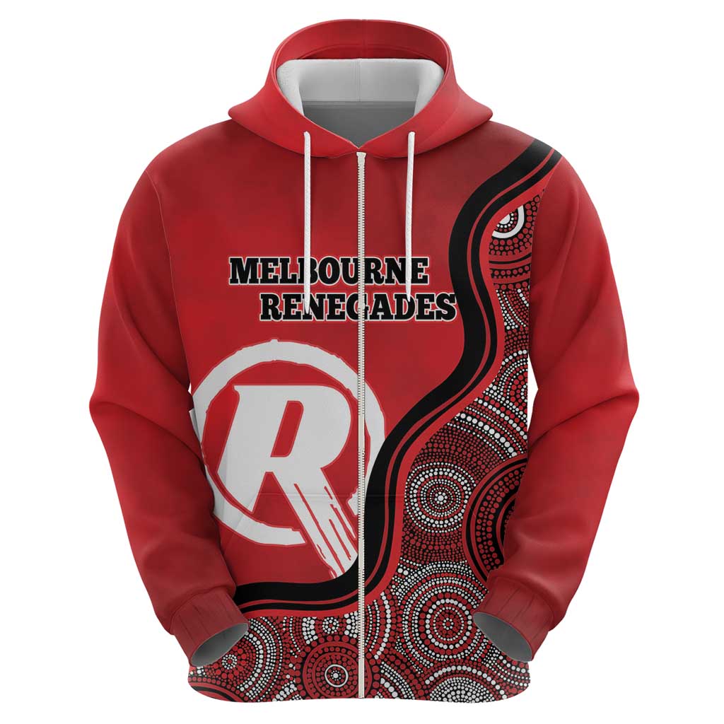 Custom Melbourne Renegades Hoodie Indigenous Art - Grunge Style - Vibe Hoodie Shop