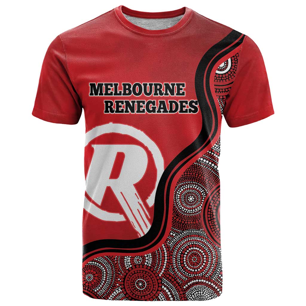 Custom Melbourne Renegades T Shirt Indigenous Art - Grunge Style - Vibe Hoodie Shop