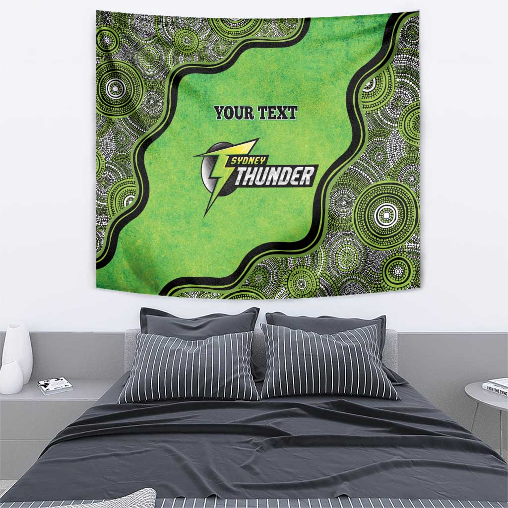 Custom Sydney Thunder Tapestry Indigenous Art - Grunge Style - Vibe Hoodie Shop