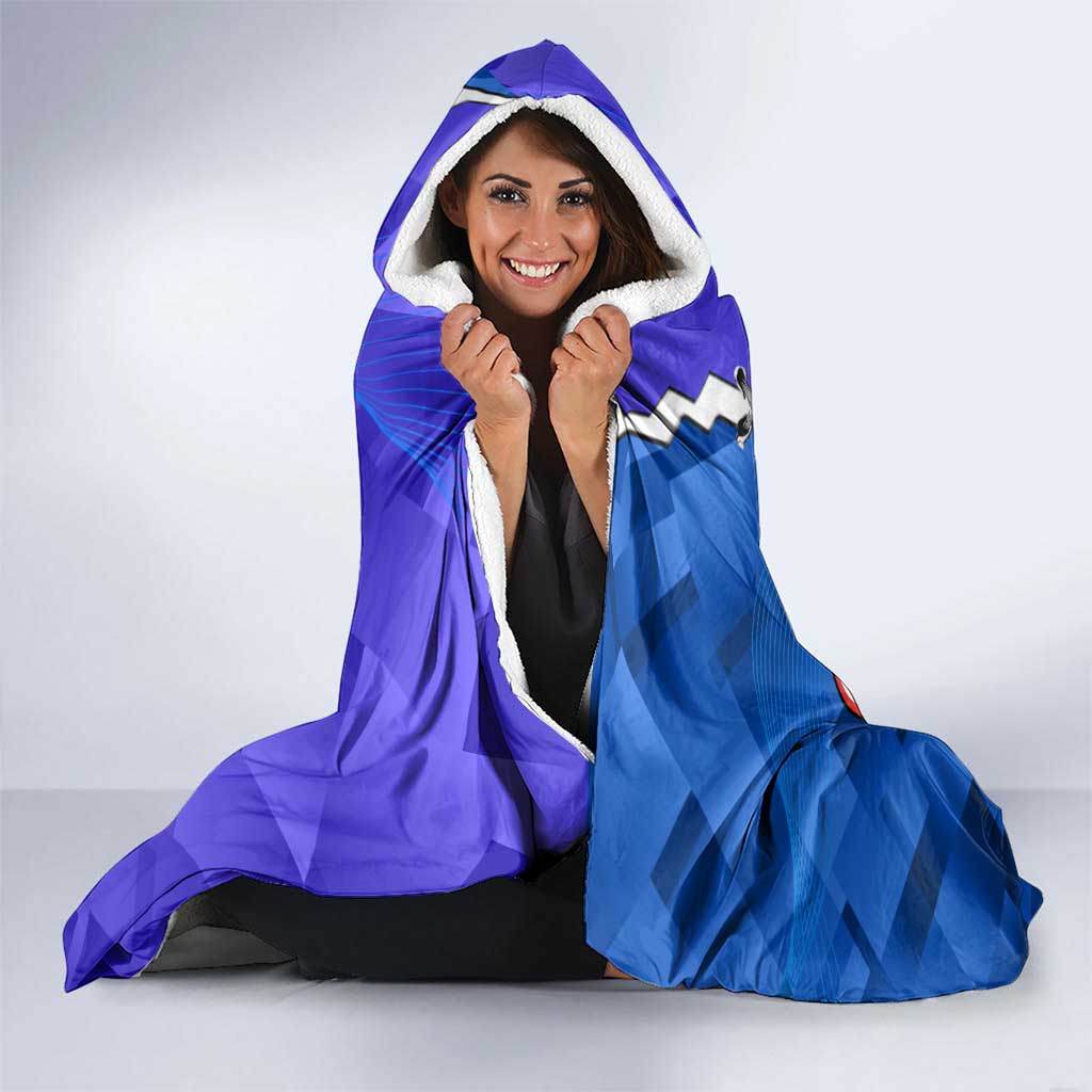Custom Bulldogs And Knights Rugby 2025 Hooded Blanket Dynamic Style
