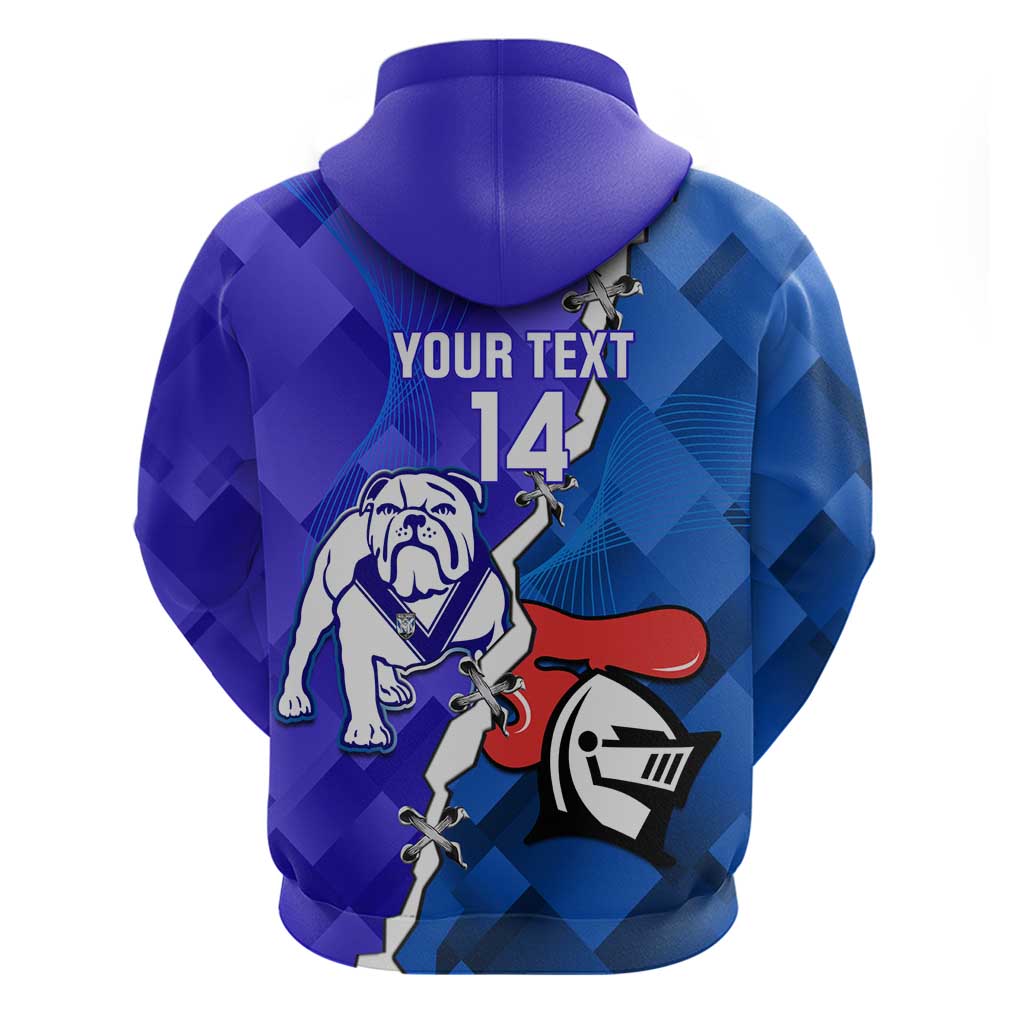 Custom Bulldogs And Knights Rugby 2025 Hoodie Dynamic Style - Vibe Hoodie Shop