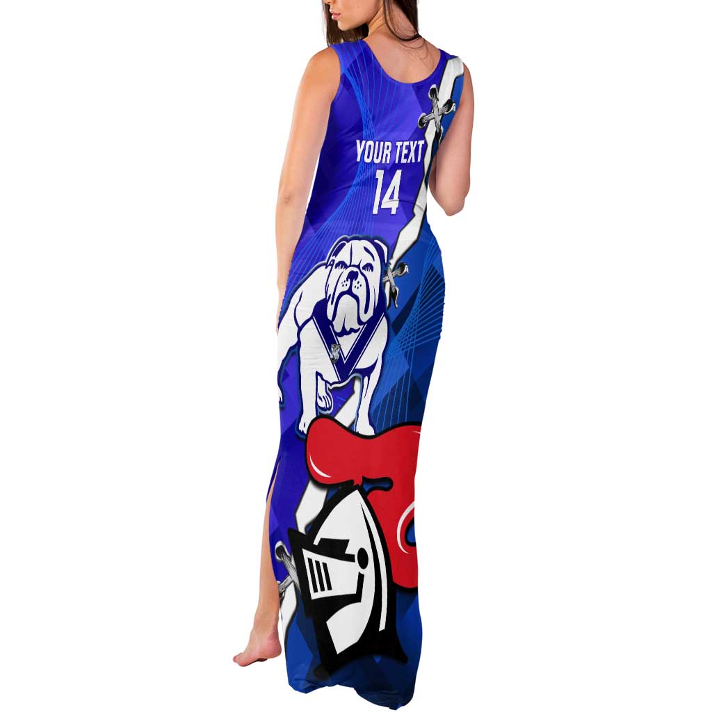 Custom Bulldogs And Knights Rugby 2025 Tank Maxi Dress Dynamic Style