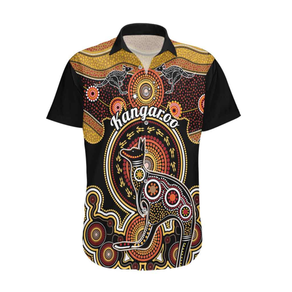 Personalised Australian Astrology Hawaiian Shirt Aboriginal Kangaroo Zodiac Sign - Vibe Hoodie Shop