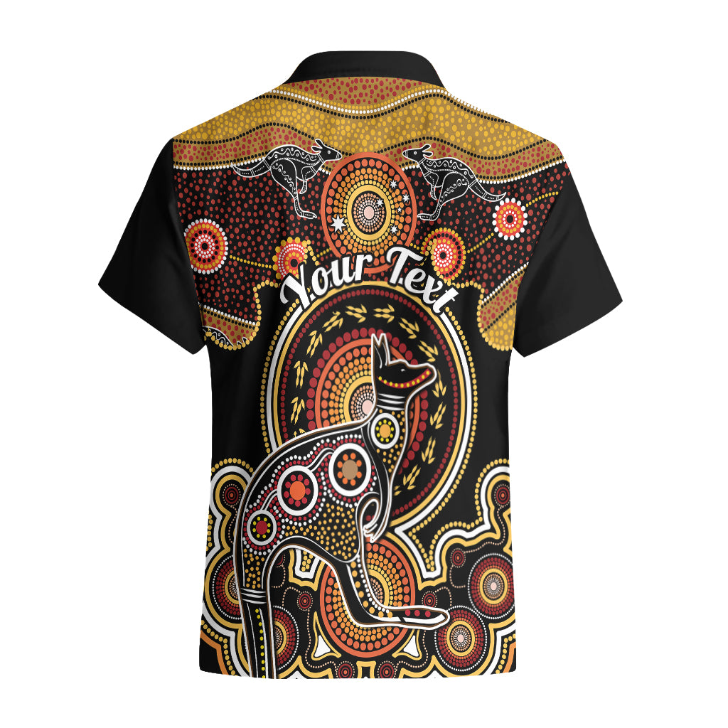 Personalised Australian Astrology Hawaiian Shirt Aboriginal Kangaroo Zodiac Sign - Vibe Hoodie Shop