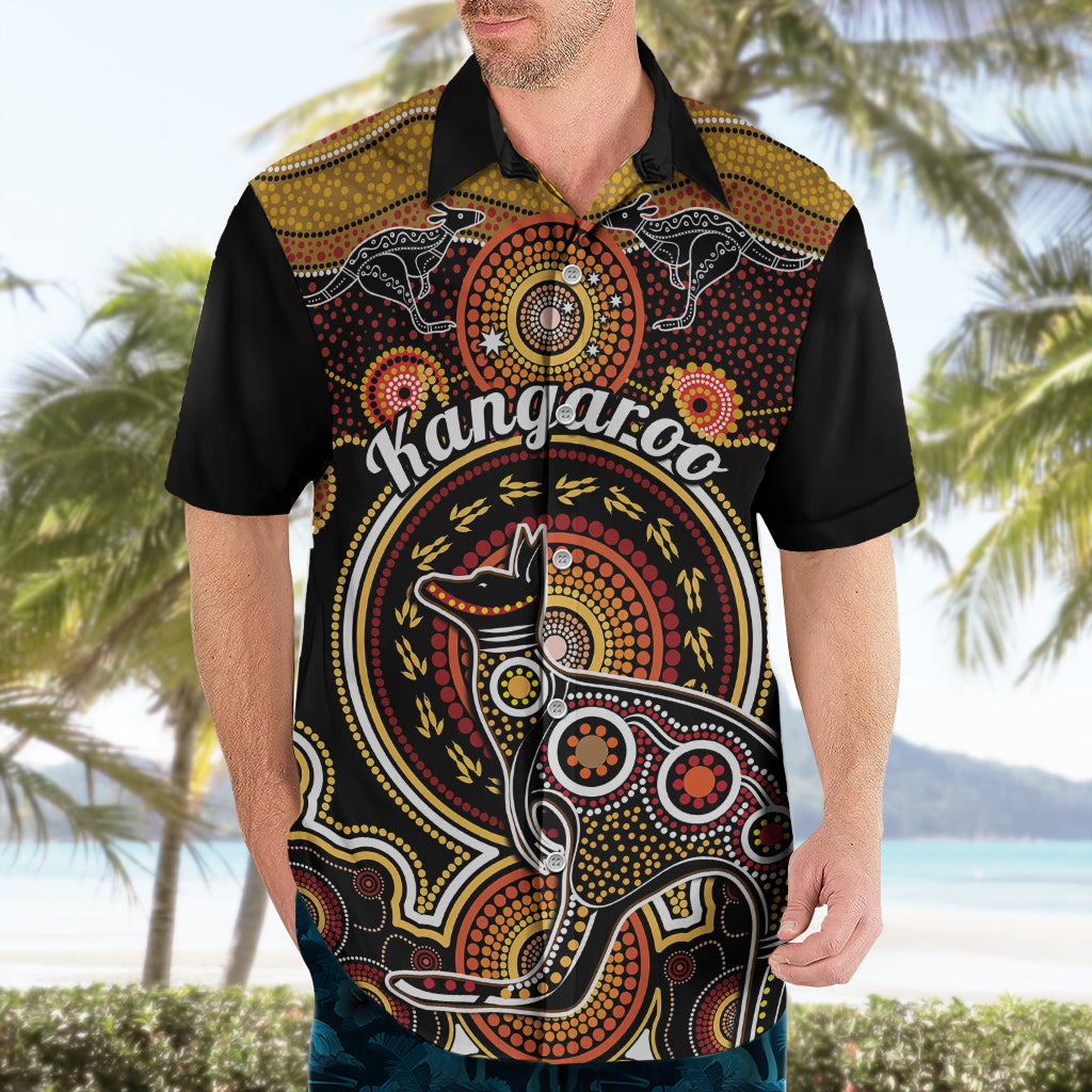 Personalised Australian Astrology Hawaiian Shirt Aboriginal Kangaroo Zodiac Sign - Vibe Hoodie Shop