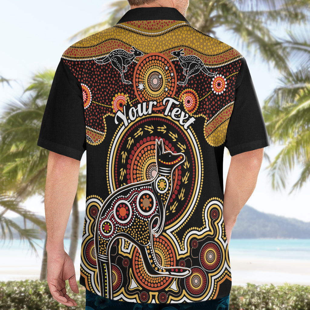 Personalised Australian Astrology Hawaiian Shirt Aboriginal Kangaroo Zodiac Sign - Vibe Hoodie Shop