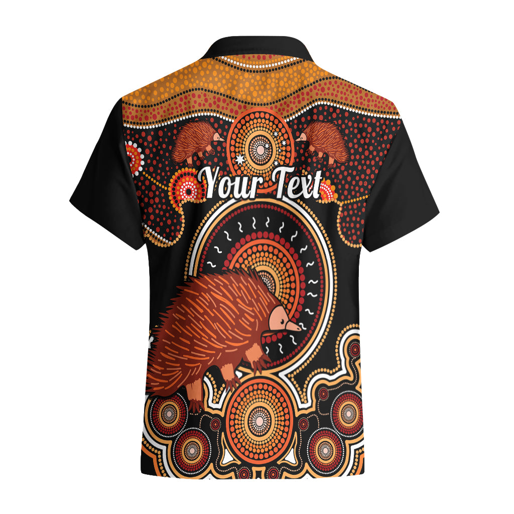 Personalised Australian Astrology Hawaiian Shirt Aboriginal Echidna Zodiac Sign - Vibe Hoodie Shop