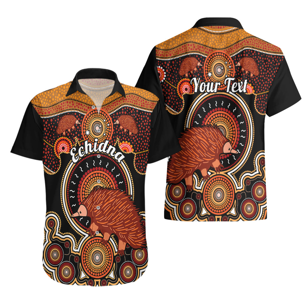Personalised Australian Astrology Hawaiian Shirt Aboriginal Echidna Zodiac Sign - Vibe Hoodie Shop