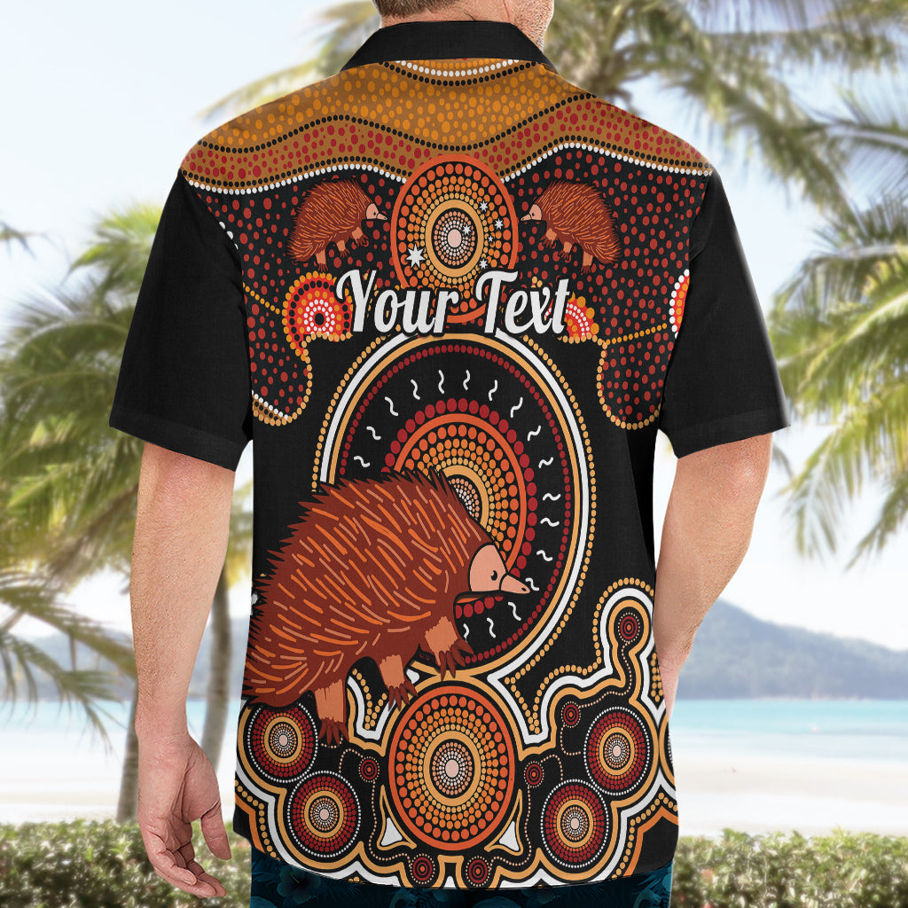 Personalised Australian Astrology Hawaiian Shirt Aboriginal Echidna Zodiac Sign - Vibe Hoodie Shop