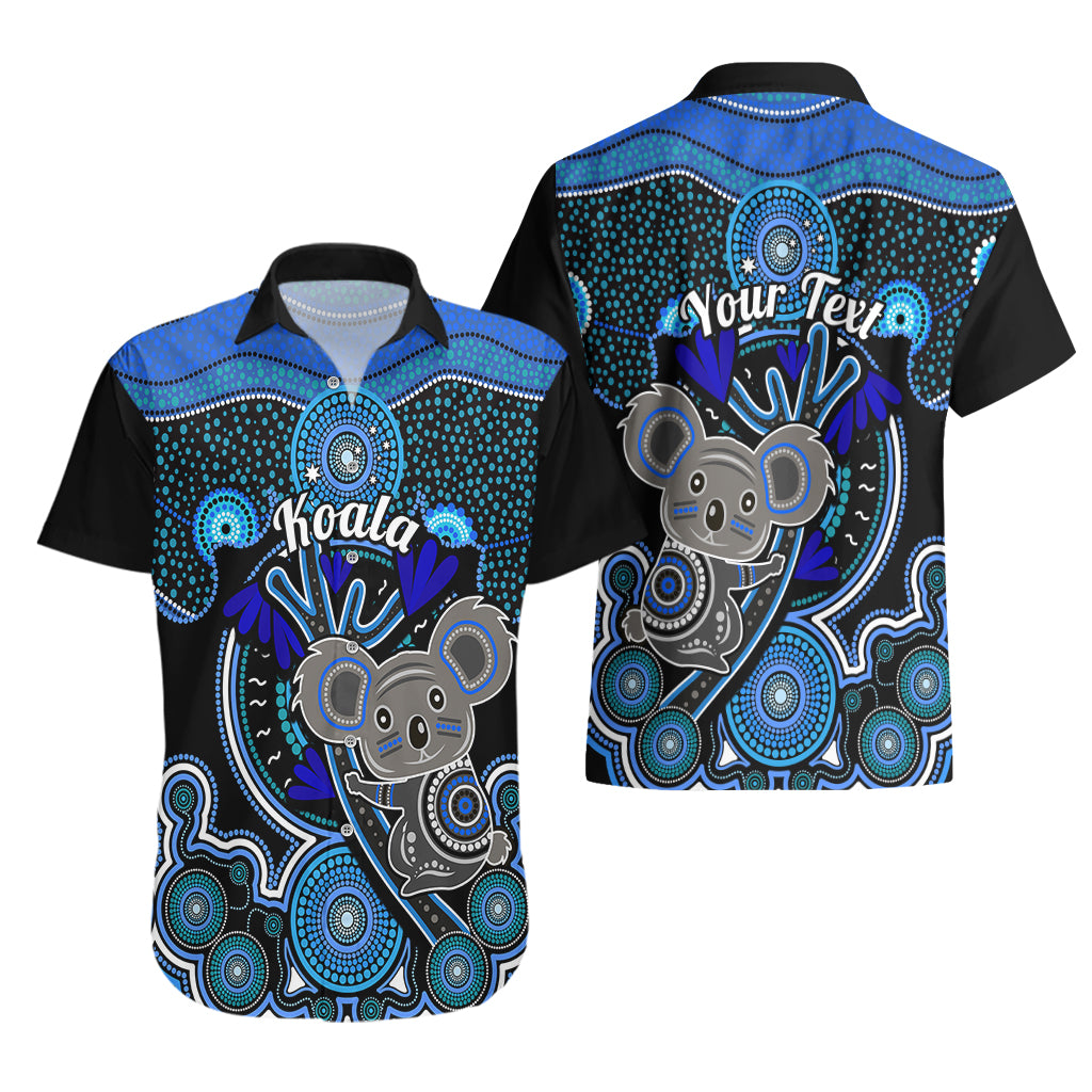 Personalised Australian Astrology Hawaiian Shirt Aboriginal Koala Zodiac Sign - Vibe Hoodie Shop
