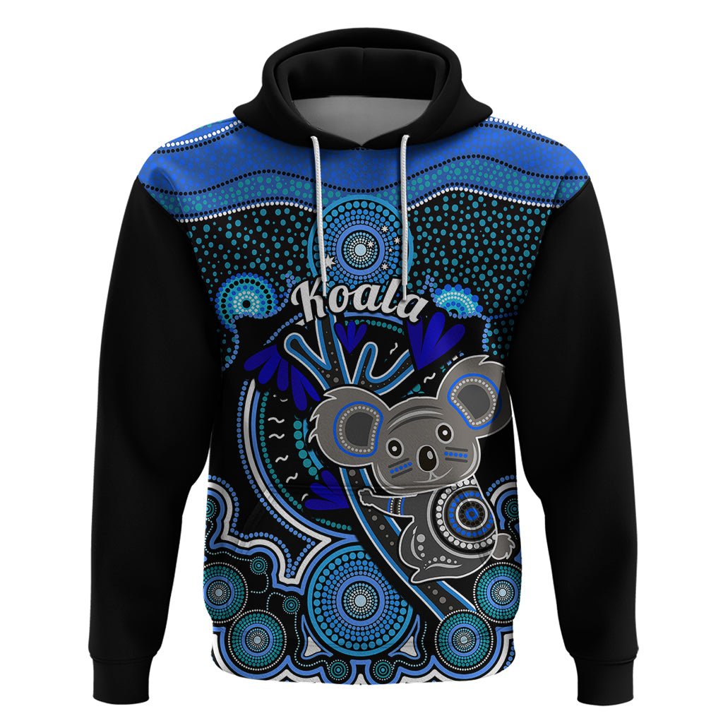 Personalised Australian Astrology Hoodie Aboriginal Koala Zodiac Sign - Vibe Hoodie Shop