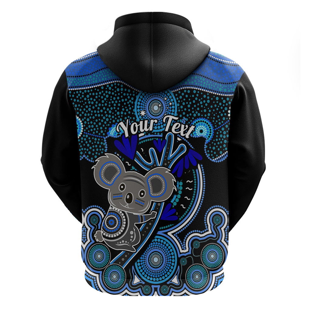 Personalised Australian Astrology Hoodie Aboriginal Koala Zodiac Sign - Vibe Hoodie Shop