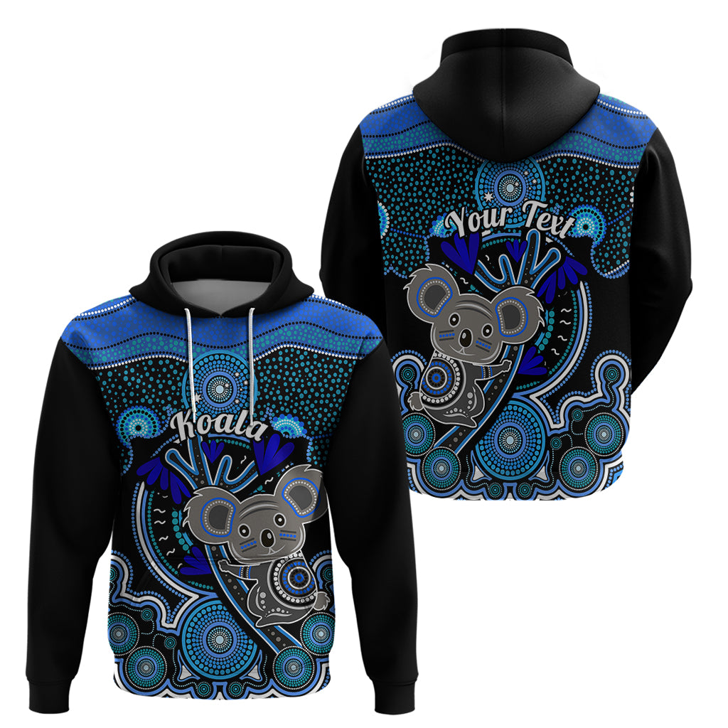 Personalised Australian Astrology Hoodie Aboriginal Koala Zodiac Sign - Vibe Hoodie Shop